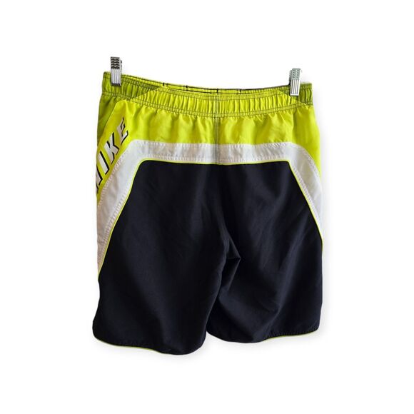 Nike Men Swim Shorts Small Green Black Athletic - Picture 2 of 6